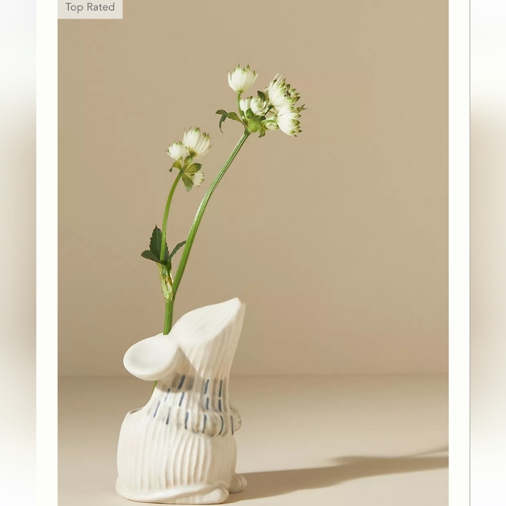 Anthropologie Woodland Bud Vase - Mouse